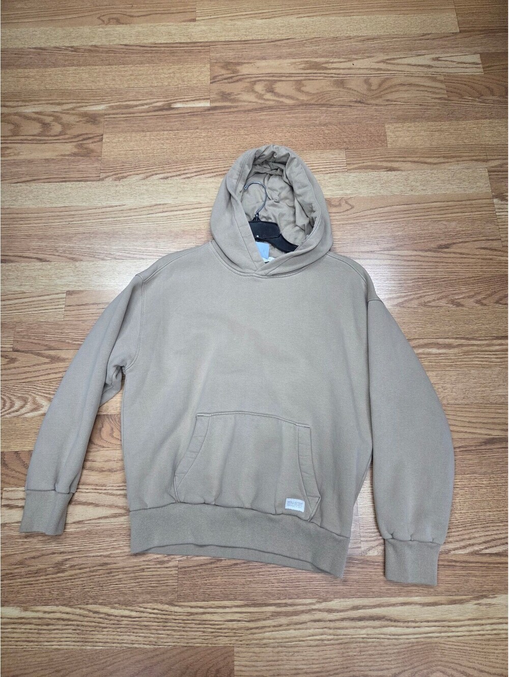 Hollister Beige Pullover Hoodie Sweatshirt XS
